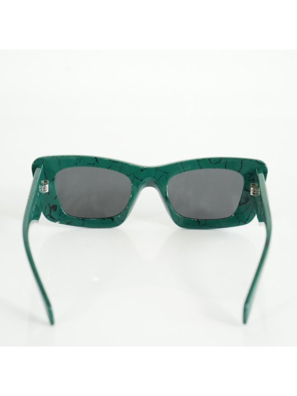 Prada SPR 13Z Green Marble Acetate Finish Sunglasses FULL SET - Picture 11 of 11